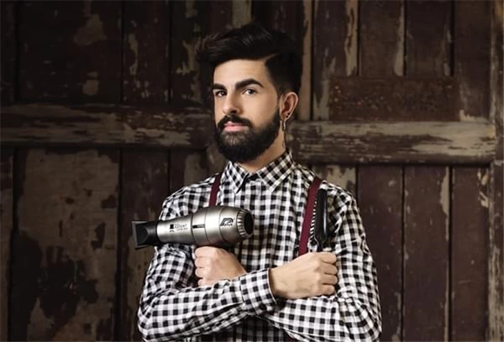 Barber hairdryer: the perfect drying of beard and moustache